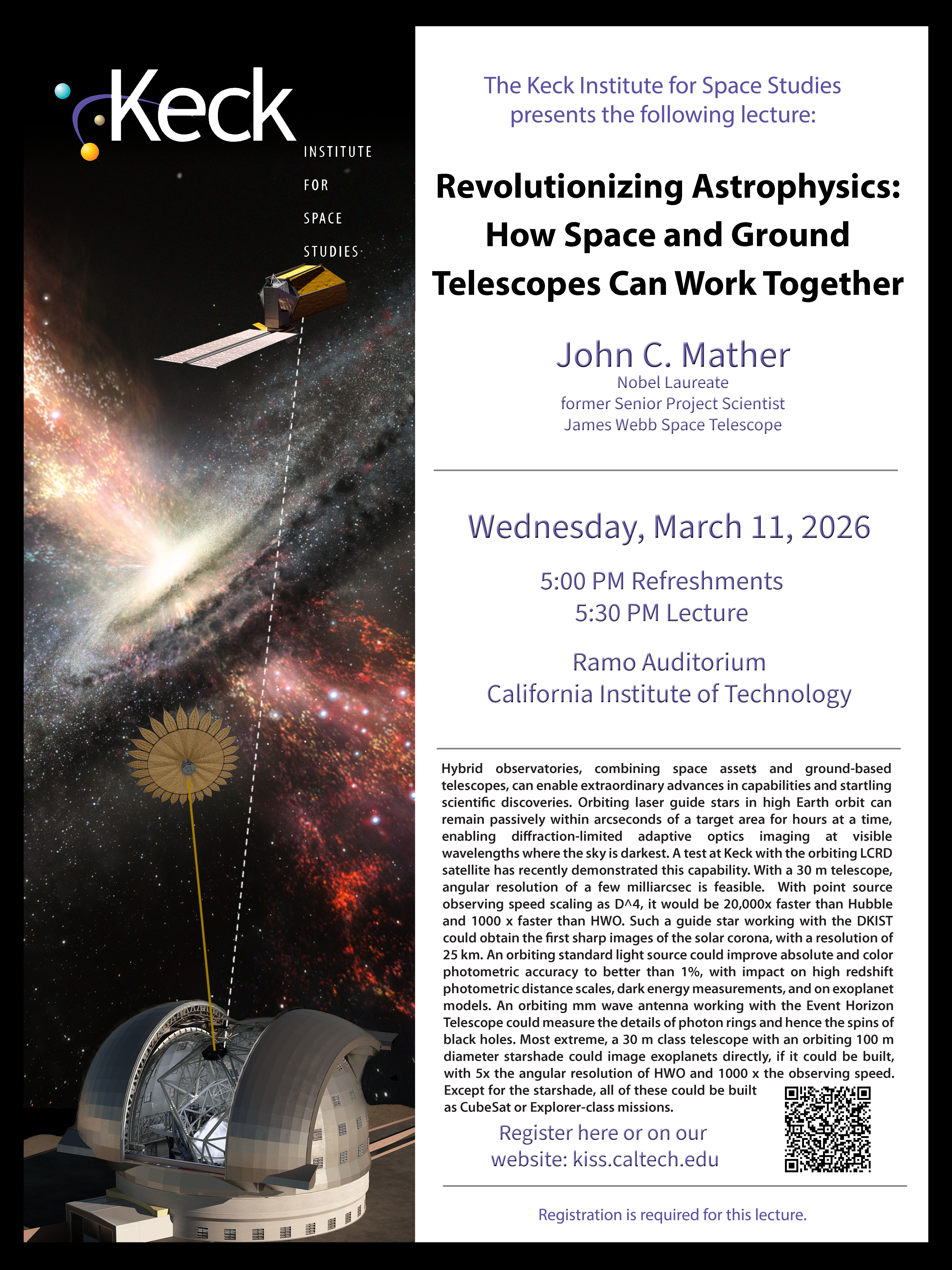 Poster with event details